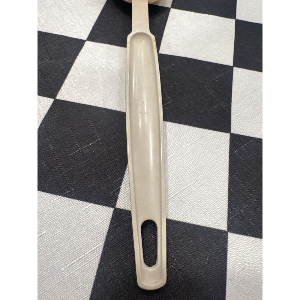 Ekco USA Slotted Spoon Utensil Beige Kitchen Cooking Serving Utensil VTG - Picture 3 of 5